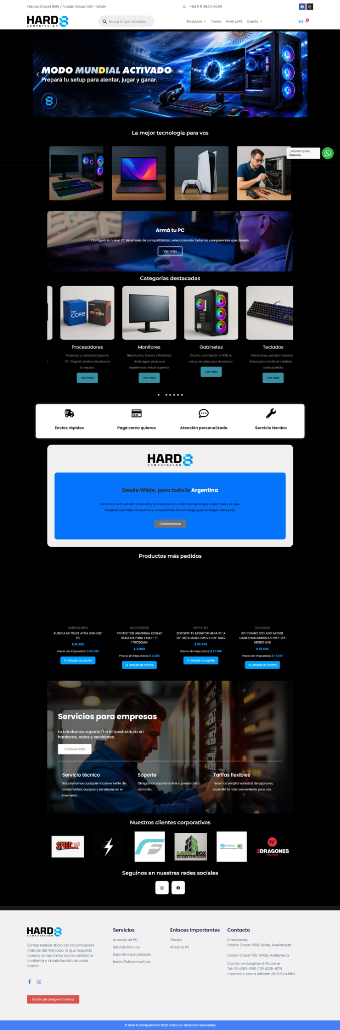 Web de Hard 8