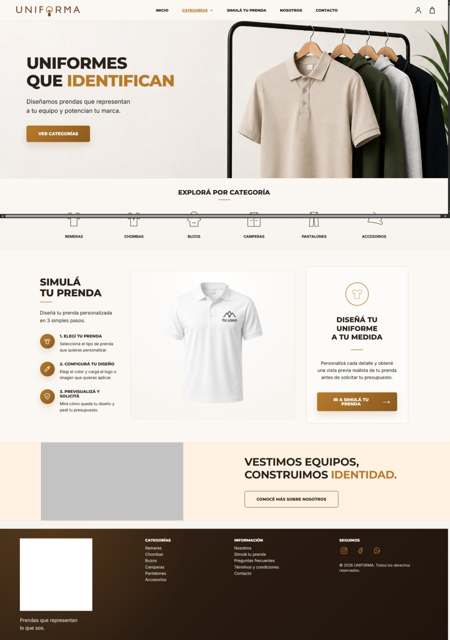 Web de Uniforma